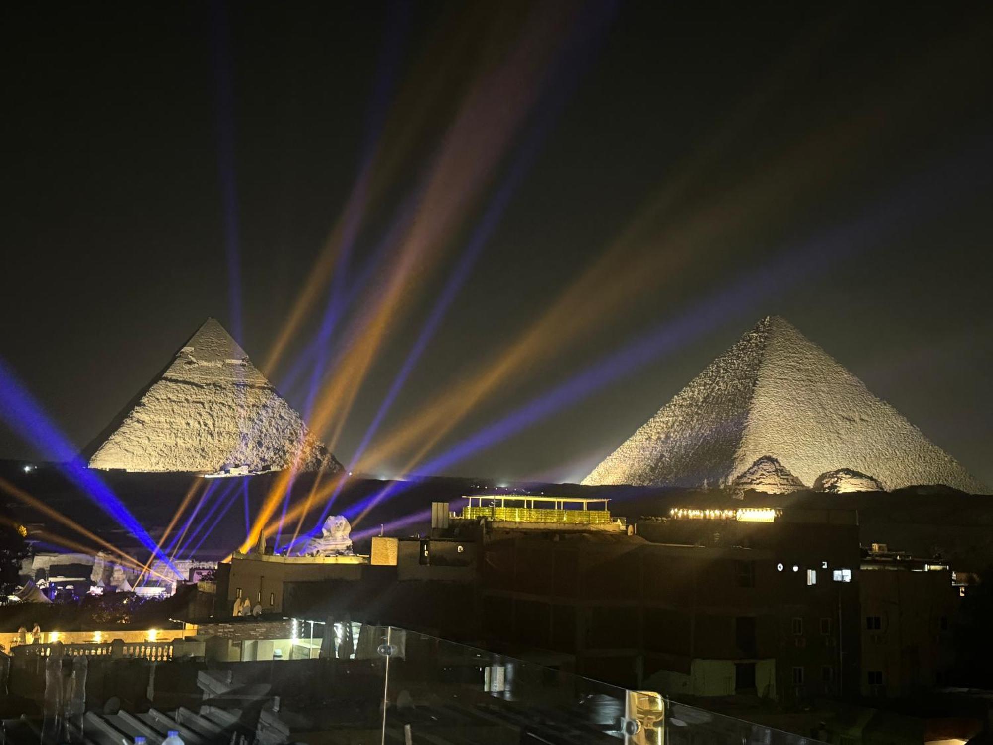 Pyramids And Sphinx Hotel Kafrat al Jabal Luaran gambar
