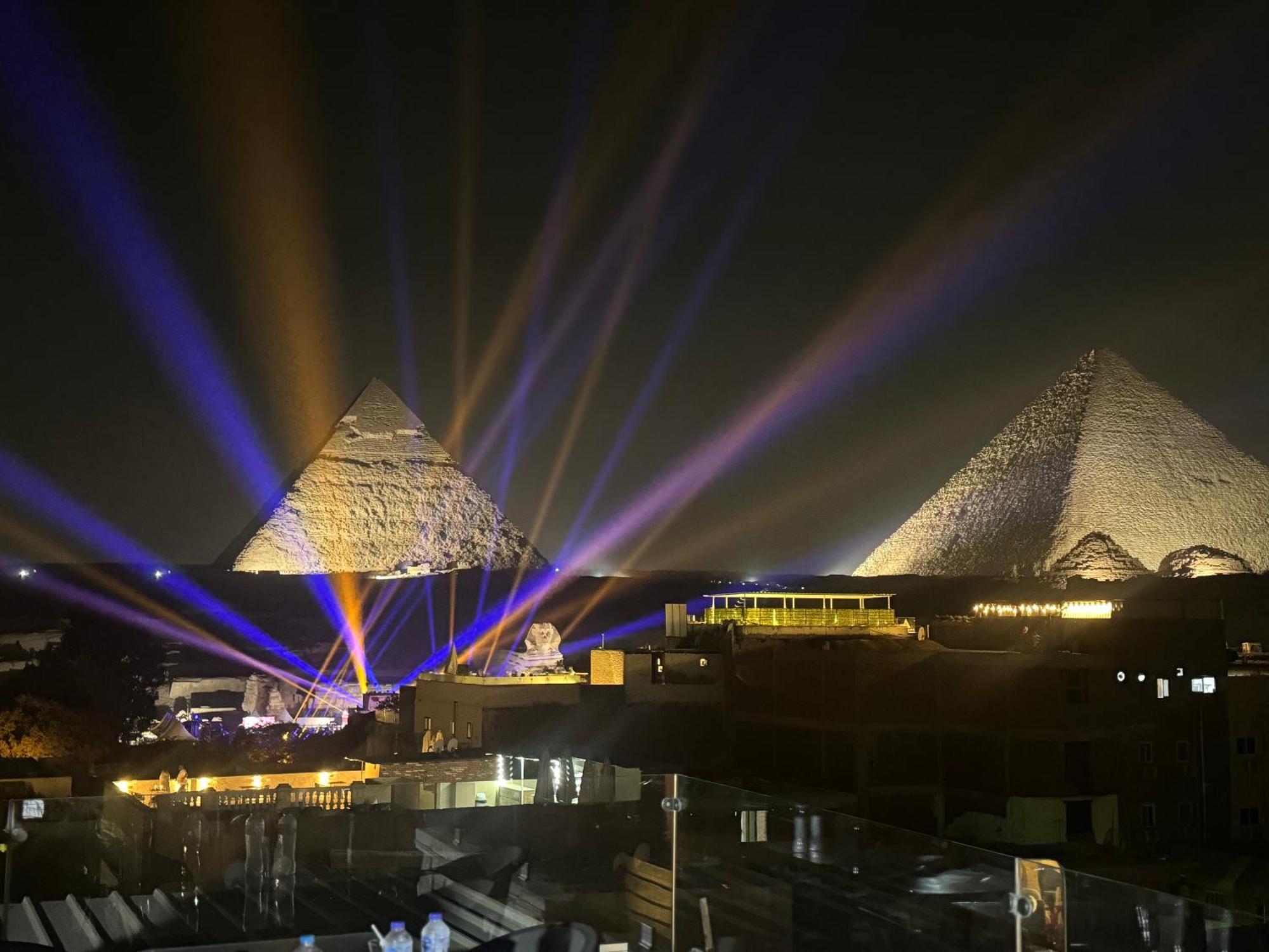 Pyramids And Sphinx Hotel Kafrat al Jabal Luaran gambar