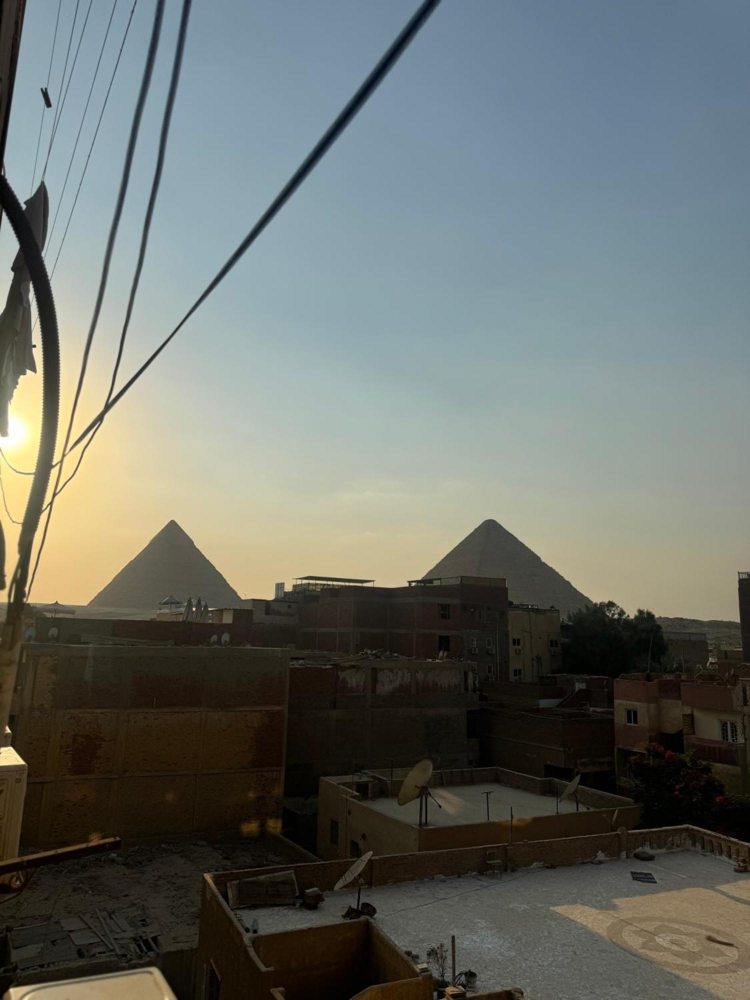 Pyramids And Sphinx Hotel Kafrat al Jabal Luaran gambar