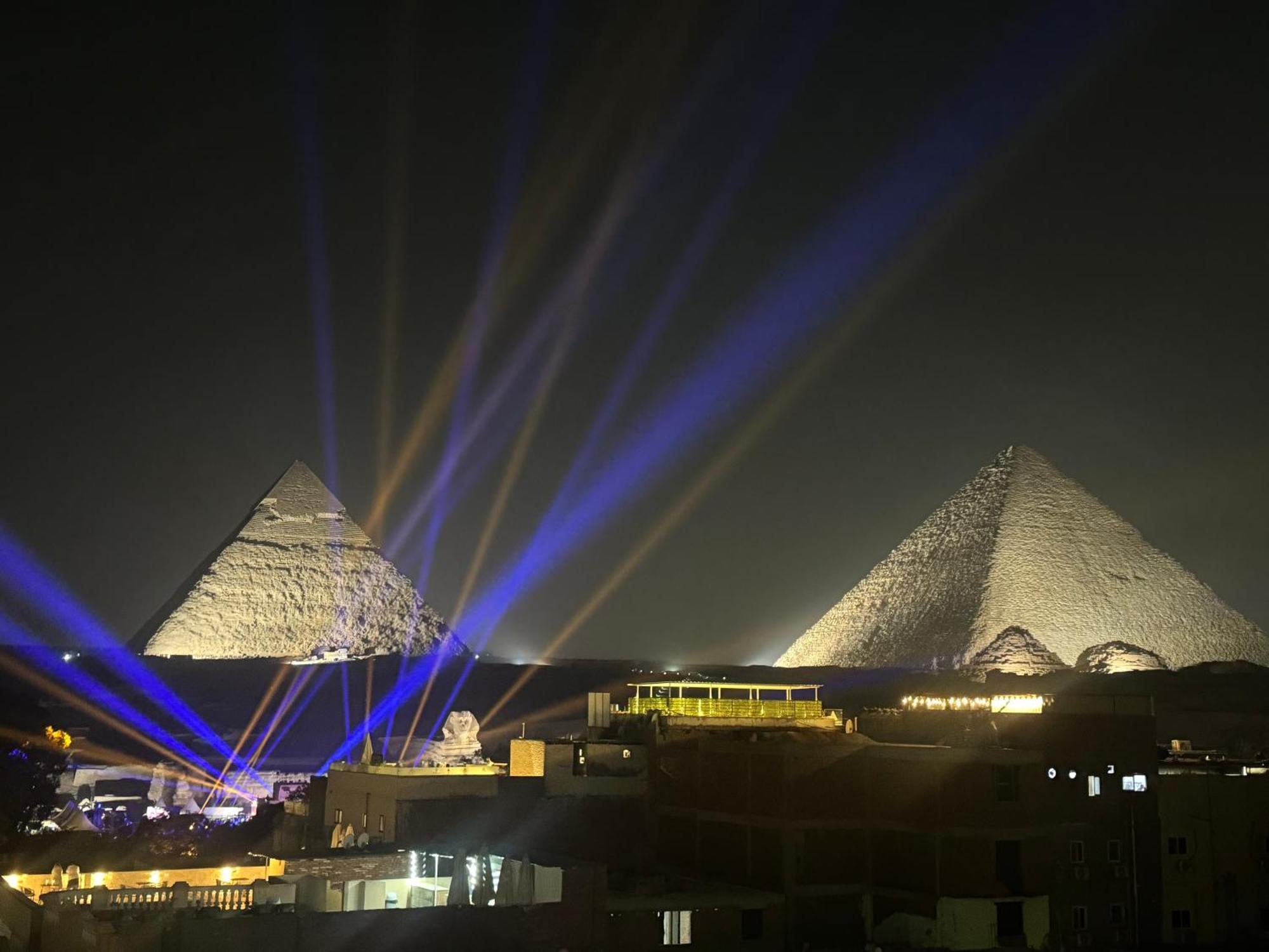 Pyramids And Sphinx Hotel Kafrat al Jabal Luaran gambar