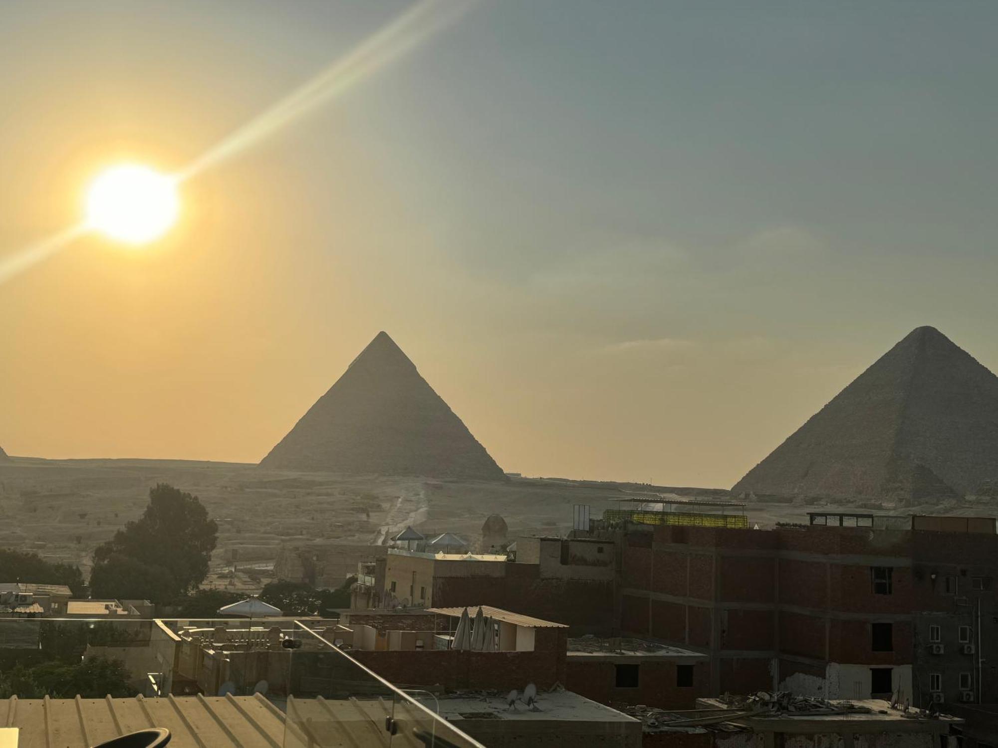 Pyramids And Sphinx Hotel Kafrat al Jabal Luaran gambar