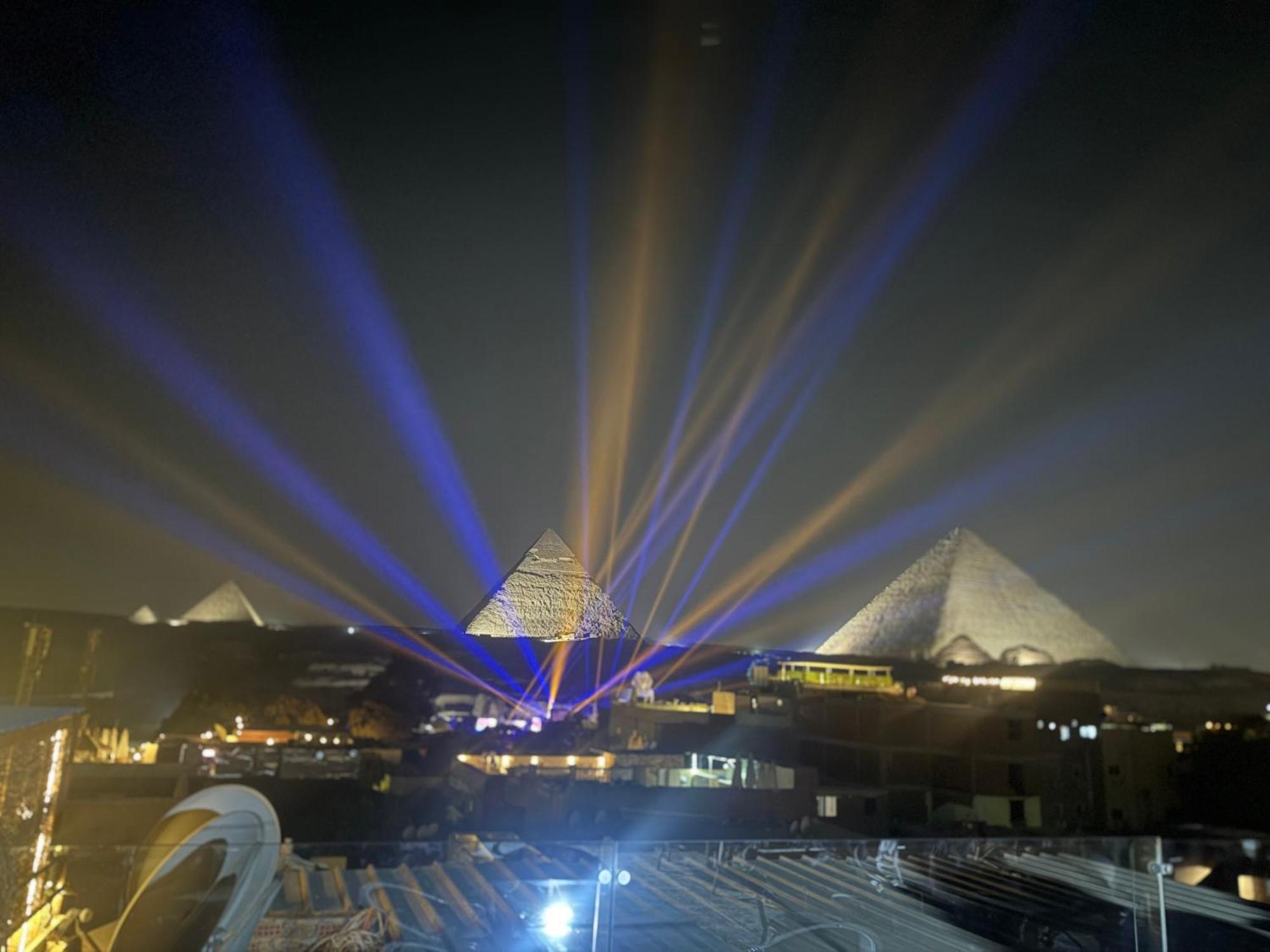 Pyramids And Sphinx Hotel Kafrat al Jabal Luaran gambar