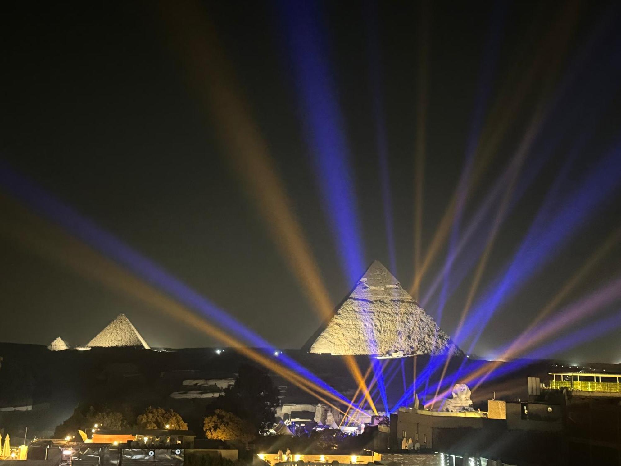 Pyramids And Sphinx Hotel Kafrat al Jabal Luaran gambar